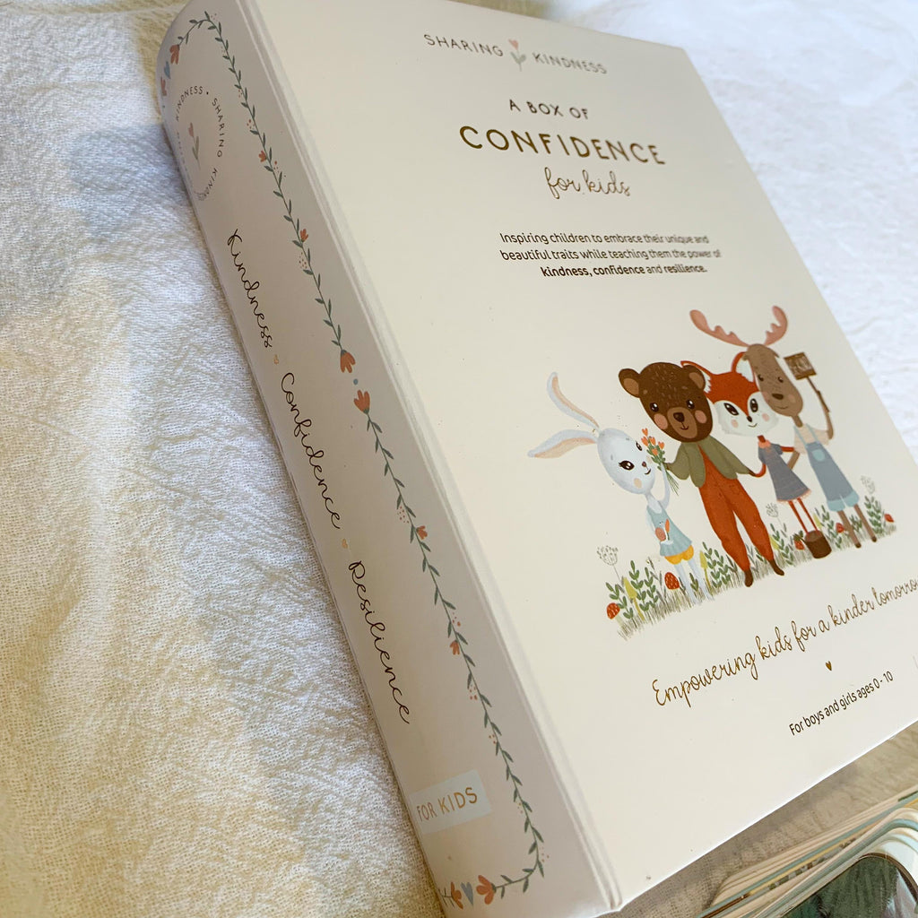 Children toddler affirmation cards for confidence and encouraging emotional connection with child