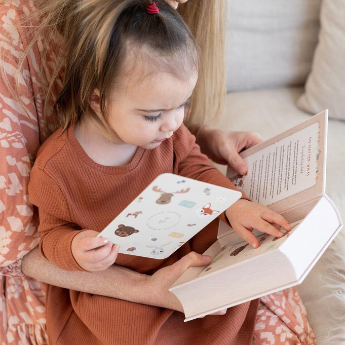 Children toddler affirmation cards for confidence and encouraging emotional connection with child